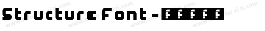 Structure Font字体转换
